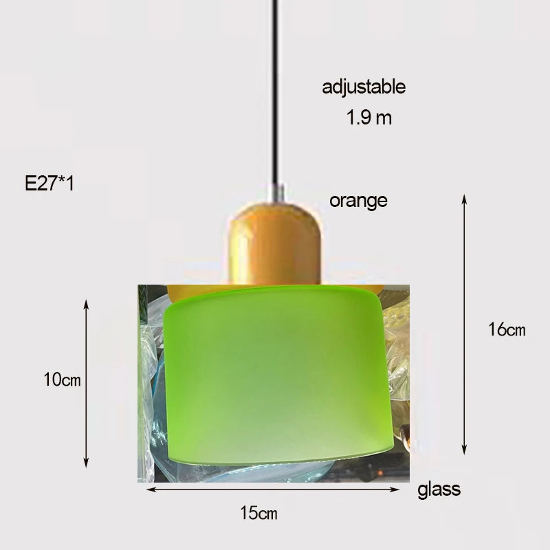 Nordic Modern Glass Pendant Light – Elegant Hanging Chandelier