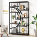 ndustrial 5-Tier Freestanding Bookshelf & Display Unit