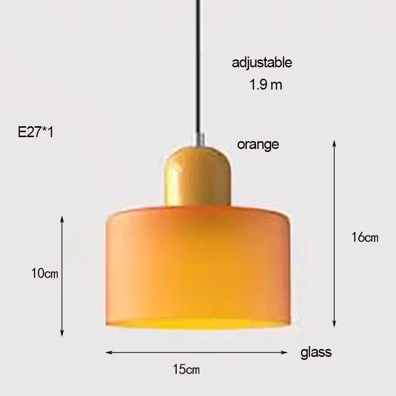 Nordic Modern Glass Pendant Light – Elegant Hanging Chandelier