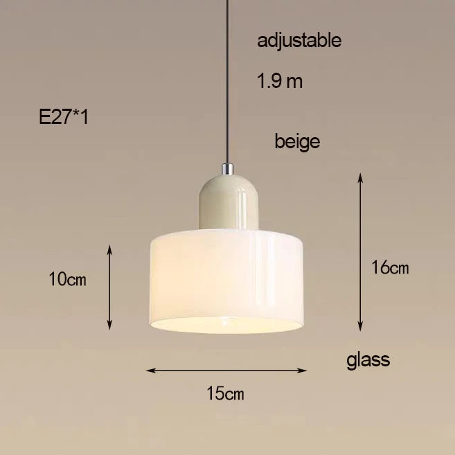 Nordic Modern Glass Pendant Light – Elegant Hanging Chandelier