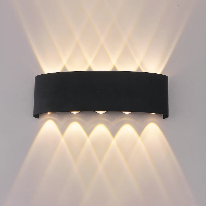 Modern LED Up & Down Wall Light – Indoor & Outdoor