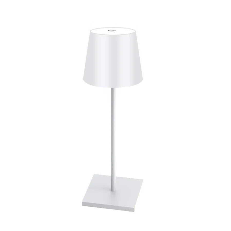 LED Desk Lamp Usb Rechargeable Table Lamp Wireless Touch 3 Color Desktop Night Light Bar Restaurant Creative Ambient Light Decor