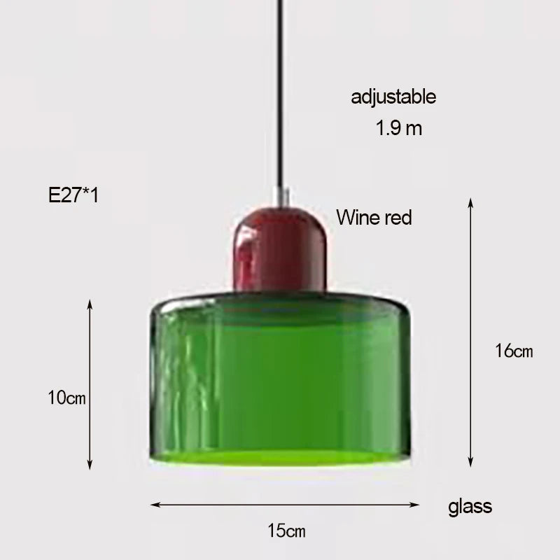 Nordic Modern Glass Pendant Light – Elegant Hanging Chandelier