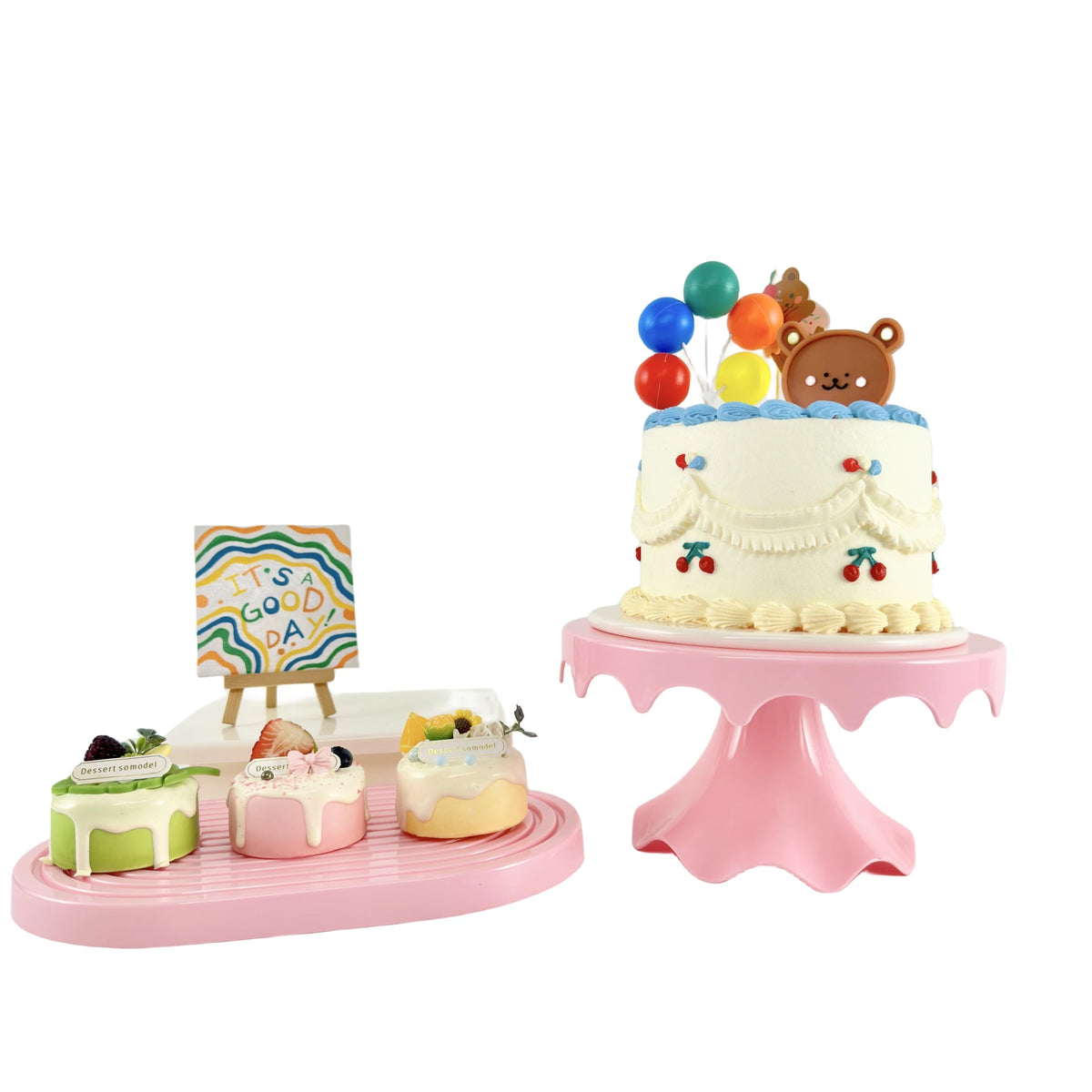 Elegant cake & dessert display stand