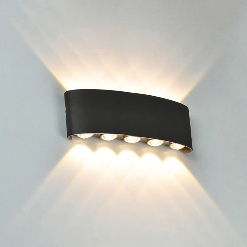 Modern LED Up & Down Wall Light – Indoor & Outdoor
