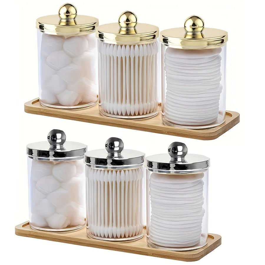 Luxury 3 piece bathroom organiser set